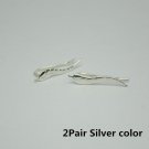 Kittenup 2pair Lot New Fashion Leaf Stud Earrings For Women 2 E4R