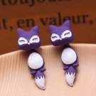 Kittenup New Fashion Yellow Purple Black Animal Cute Fox Stu 3 E4R