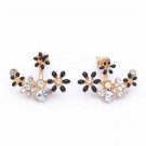 Korean Fashion Imitation Pearl Earrings Small Daisy Flo E4R