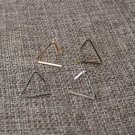 Korean Fashion Style Temperament Simple Opening Triangular G E4R
