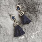 Korean Version Of The Sleek New Navy Blue Crystal Mosaic Fem 2 E4R