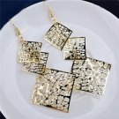 Lnrrabc Rock Punk Big Leaf Geometric Water Drop Metal Long D 2 E4R