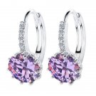 Luxury Ear Stud Earrings For Women 12 Colors Round With 2 E4R