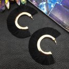 Manilai 6 Colors Cotton Tassel Earrings Bohemia Alloy Big St 2 E4R