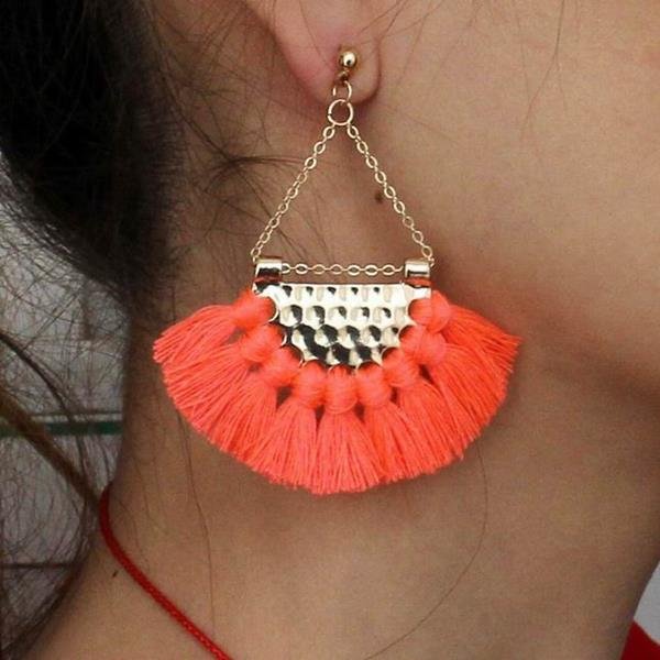 Manilai T Show Bohemia Tassels Dangle Earrings Women Accesso 3 E4R