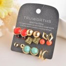 Marte Joven New Style Rhinestone Stud Earring Set For Women 2 E4R