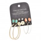 Marte Joven New Style Rhinestone Stud Earring Set For Women 3 E4R