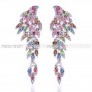 Mecresh 5 Colors Crystal Long Earrings For Women Eagle Silve 2 E4R
