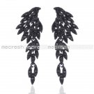 Mecresh 5 Colors Crystal Long Earrings For Women Eagle Silve 3 E4R