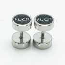 Men S Stud Earrings Ear Plugs Pendientes For Men Stainless S E4R