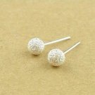 Mini Order 1 Fashion Jewelry Frosted Ball Stud Earrings Fema 2 E4R