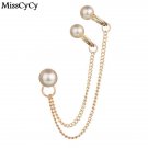Misscycy New Fashion Tassel Chain Pearl Earrings For Wo E4R