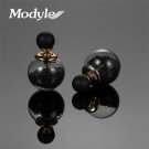 Modyle New Design Gold Color Fashion Jewelry Thick Glass Bea E4R