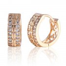 Moliam Fashion Jewellery Huggie Earing For Women White Cubic 3 E4R