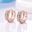Moliam Fashion Jewellery Huggie Earing For Women White Cubic E4R
