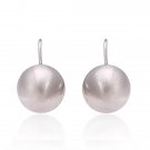 New 1pair Small Imitate Spherical Ball Dangle Fashion Earrin 2 E4R