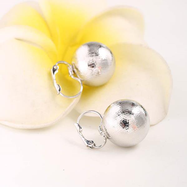 New 1pair Small Imitate Spherical Ball Dangle Fashion Earrin 4 E4R