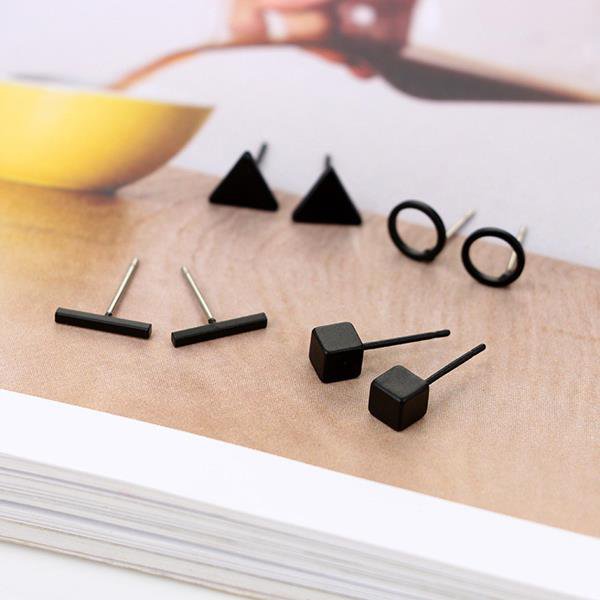 New Arrival Round Triangle Shaped Silver Gold Black Color Al 2 E4R