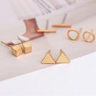 New Arrival Round Triangle Shaped Silver Gold Black Color Al 3 E4R