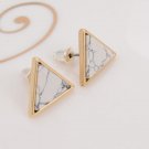 New Arrival Trendy Gold Fashion Square Triangle Round G E4R