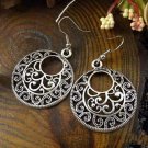 New Boho Vintage Tibetan Silver Round Ear Hook Tribal E E4R