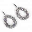 New Color Water Drop Earrings For Women Faceted Beads H 4 E4R
