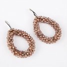 New Color Water Drop Earrings For Women Faceted Beads H 6 E4R