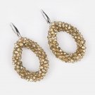 New Color Water Drop Earrings For Women Faceted Beads H E4R
