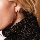 New European Exaggerated Aros Big Hoop Earrings For Wom 2 E4R