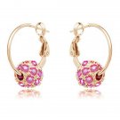 New Fashion Austrian Crystal Gold Earrings High Quality 3 E4R