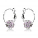 New Fashion Austrian Crystal Gold Earrings High Quality E4R