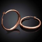 New Fashion Jewelry Casual Round Hoop Earrings Gold Col 3 E4R