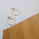 New Fashion Jewelry Gold Color Geometric Round With Big Bead E4R