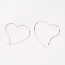 New Fashion Jewelry Heart Design Hoop Earring Gift For Women E4R