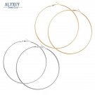 New Fashion Jewelry Huge Hoop Earring Set 1lot 2pairs Mix Co E4R