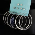 New Fashion Punk Crystal Stud Earrings For Woman Simulated I 2 E4R