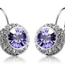 New Fashion Style Crystal Stud Earring Women Jewelry Zi 2 E4R