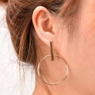 New Korean Simple Aros Hoop Earrings For Women Geometri 2 E4R