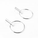 New Korean Simple Aros Hoop Earrings For Women Geometri E4R