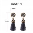 New Rhinestone Long Tassel Dangle Earrings For Women Thread 2 E4R