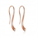 Orsa Jewels Hot Trendy Rose Gold Color Earrings 100 All 2 E4R