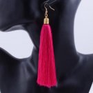Retro Bohemia Tassels Earrings Multicolor Long Drop Dangling E4R