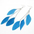 Shuangr Feather Earrings For Women Boucle D Oreille Femme Bi E4R