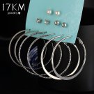 Simulated Pearl Clip Cuff Earring Set For Women Vintage 2 E4R