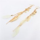 Summer Style Elegant Bohemian Vintage Feather Dangle Earring 3 E4R