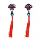 Tassel Earrings For Women Exaggerated Ethnic Bohemia Boho La 3 E4R
