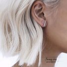 Timlee E119 Free Shipping Brief Stick Studs Earrings Wholesa 2 E4R