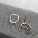 Timlee E200 Free Shipping Cute Round Circle Studs Earrings W 2 E4R