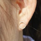 Timlee E200 Free Shipping Cute Round Circle Studs Earrings W E4R