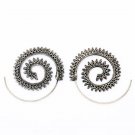 Tomtosh 1 Pair Fashion Romantic Spiral Stud Earring Ear Stud E4R